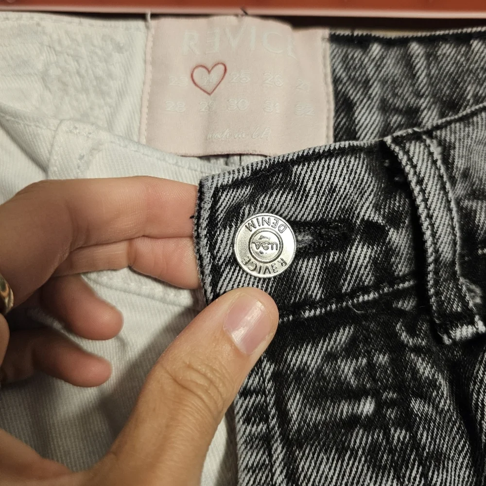 Revice Denim Two Tone True Love Checkmate Jeans - Picture 12 of 13